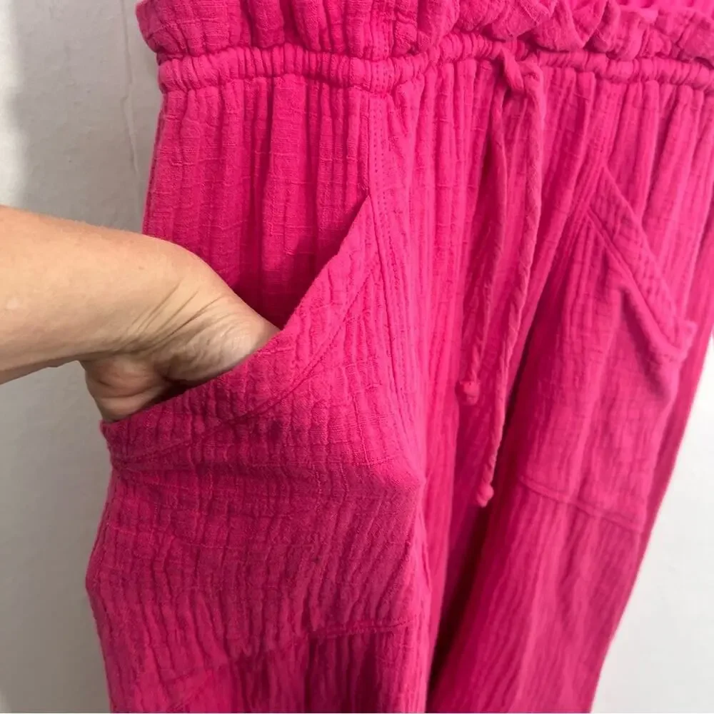 Daily Practice by Anthropologie Everyday Tee Dress XS Raspberry Rose/Hot Pink - Picture 9 of 15